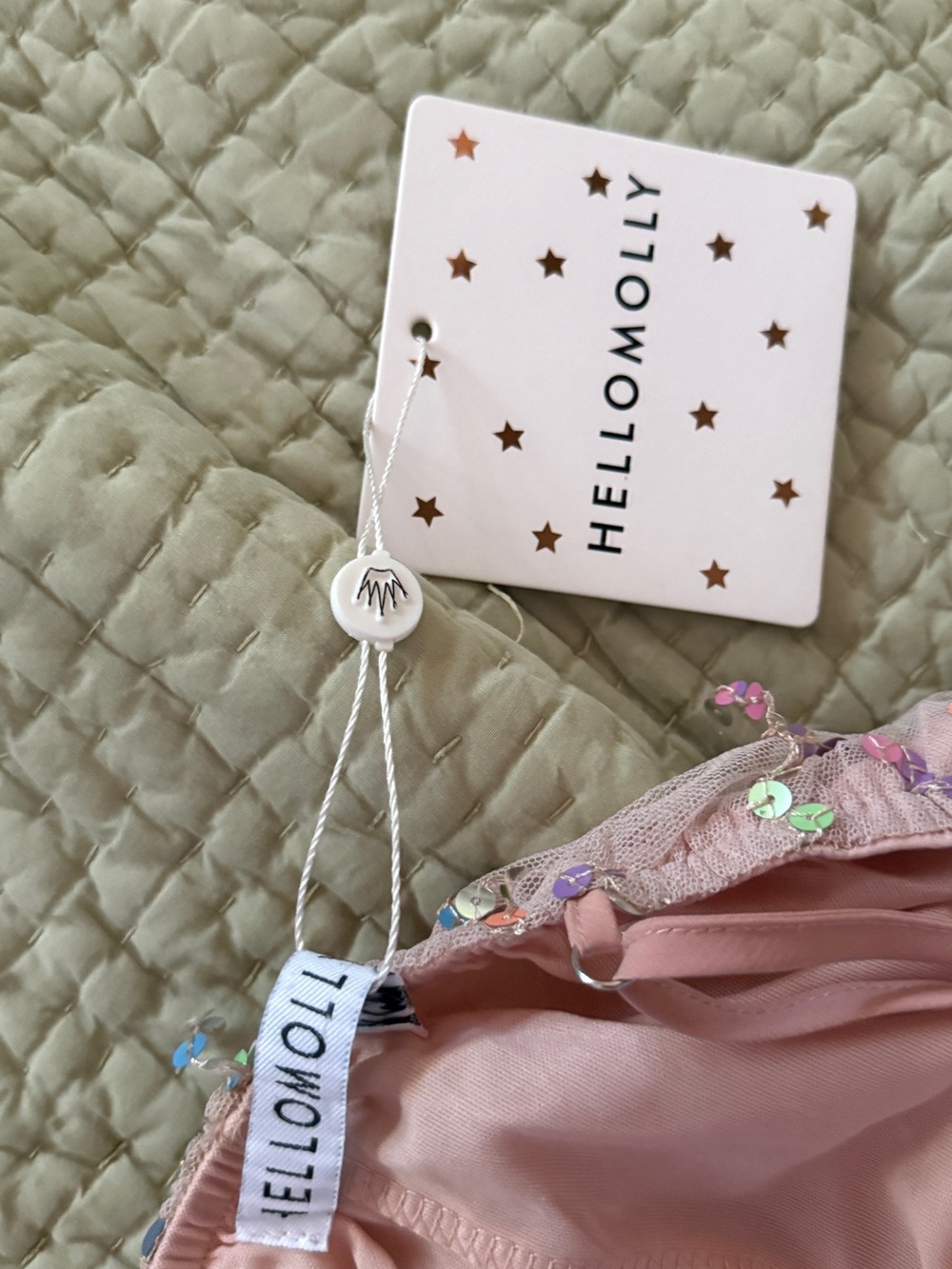 Hello Molly Pink Sequin Tulle Mini Dress - Picture 6 of 8